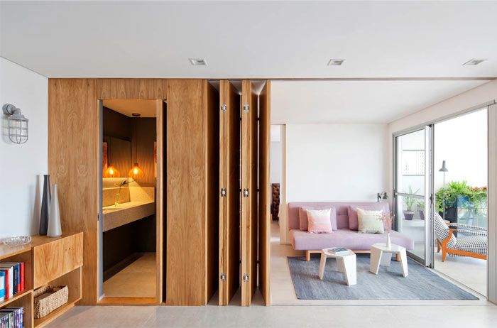 Vách Ngăn Di Động Phòng Khách